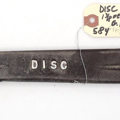 Sale Photo Thumbnail #584: 14.5''L "Disc", Grand Detour Plow Co.