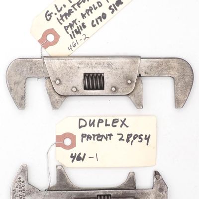 Sale Photo Thumbnail #461: 6''L "The GL Holt Co. Hartford Conn" bicycle wrench