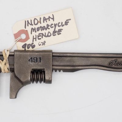 Sale Photo Thumbnail #678: 7''L "Indian" for Indian Motorcycle, nice!
