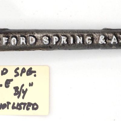 Sale Photo Thumbnail #76: 9''L "Hartford Sprint & Axle Co 3/4"