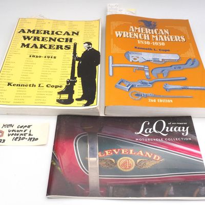 Sale Photo Thumbnail #323: (2) Wrench books & Motorcycle catalog