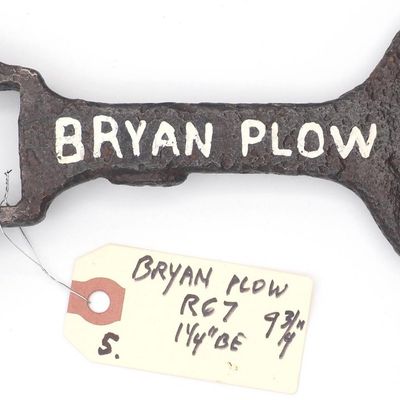 Sale Photo Thumbnail #5: 9.75''L "Bryan Plow", Bryan OH