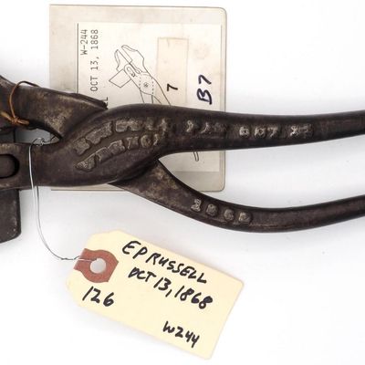 Sale Photo Thumbnail #126: 9.5''L "E.P. Russel Pat Oct 13 1868"