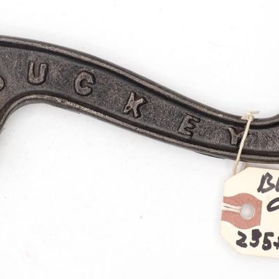 Sale Photo Thumbnail #235: 10''L "Buckeye" S-shaped adj. buggy wrench