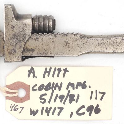 Sale Photo Thumbnail #467: 4.875''L Cobin Mfg. quick adjust bicycle wrench