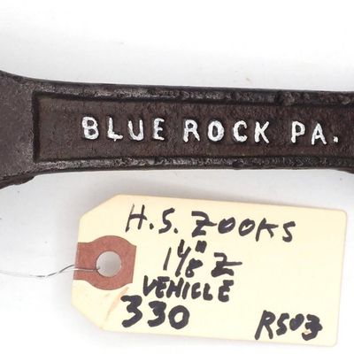 Sale Photo Thumbnail #330: 8.75''L "H.S. Zooks Vehicle Wrench"