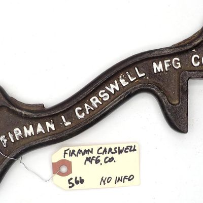 Sale Photo Thumbnail #566: 13.25''L "Firman L Carswell Mfg Co"