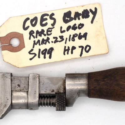 Sale Photo Thumbnail #199: 4.75''L Coes 'Baby', Coes Wrench Co, RARE!