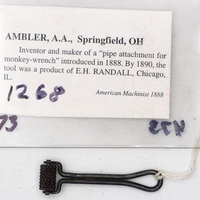 Sale Photo Thumbnail #473: 2.125''L A.A. Ambler (unmarked)