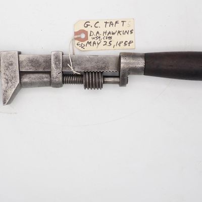 Sale Photo Thumbnail #652: 12.5''L G. C. Taft double screw, RARE! Early!
