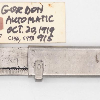 Sale Photo Thumbnail #637: "Gordon Automatic Pat'd USA"