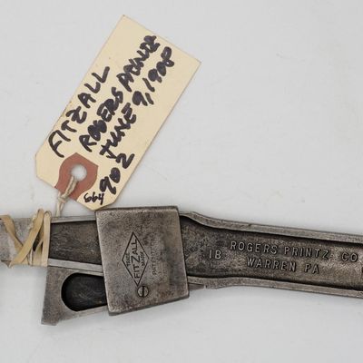 Sale Photo Thumbnail #664: 7''L Fitzall Trade Mark Patented