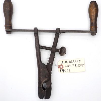 Sale Photo Thumbnail #536: 12''L I.H. Alfrey, unmarked axle nut wrench