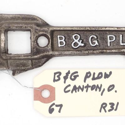 Sale Photo Thumbnail #67: 9.625''L "B&G Plow Co"