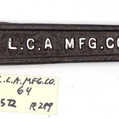Sale Photo Thumbnail #572: 11.25''L "L.C.A. Mfg Co 64",