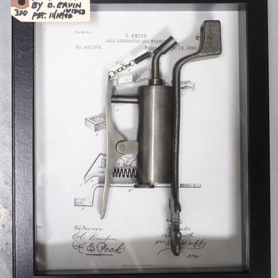 Sale Photo Thumbnail #300: G. Smith axle lubricator and wrench