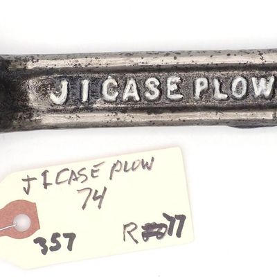 Sale Photo Thumbnail #357: 9.5''L "J.I. Case Plow Co"