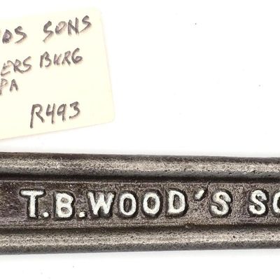 Sale Photo Thumbnail #43: 8.75''L "1/2 T.B. Wood's Sons"