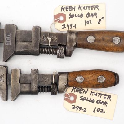 Sale Photo Thumbnail #249: (2) "Keen Kutter" wrenches