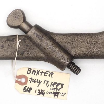 Sale Photo Thumbnail #518: 13.25''L "Baxter Patent Feb 12 '56"