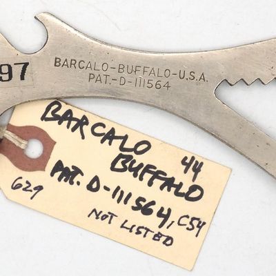 Sale Photo Thumbnail #629: 6.5''L "Barcalo-Buffalo-USA Pat-D-111564"