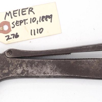Sale Photo Thumbnail #276: 8.5''L "Meier Wrench Pat'd Sept 10, 1889"