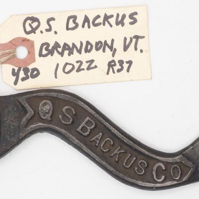 Sale Photo Thumbnail #430: 5.75''L "Q.S. Backus Co, Brandon, UT"