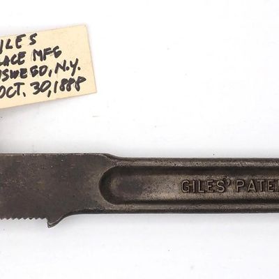 Sale Photo Thumbnail #167: 17.5''L "Giles Patent, Oct 30 '88"