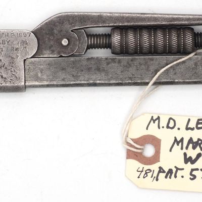 Sale Photo Thumbnail #481: 5.5''L "Letteer & Co Delavan Wisc" bicycle wrench