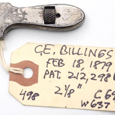 Sale Photo Thumbnail #498: 2.125''L CE Billings, unmarked, RARE!