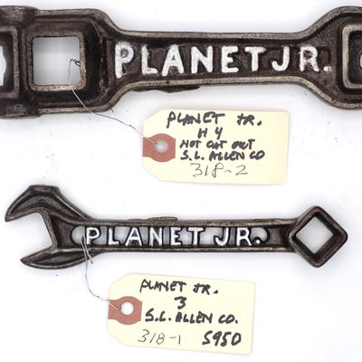 Sale Photo Thumbnail #318: (2) "Planet Jr" wrenches