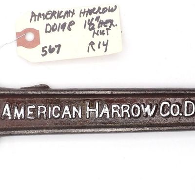 Sale Photo Thumbnail #567: 13.25''L "American Harrow Co. Det. Mich"