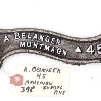 Sale Photo Thumbnail #398: 10''L "A Belanger Montagn 45"