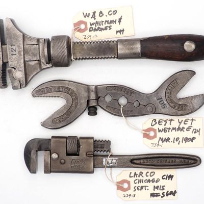Sale Photo Thumbnail #239: (3) Wrenches