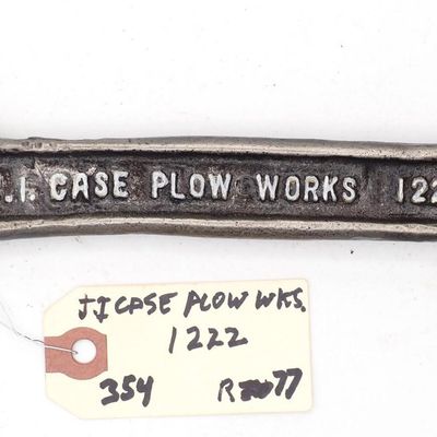 Sale Photo Thumbnail #354: 10.25''L "J.I. Case Plow Works 1222"