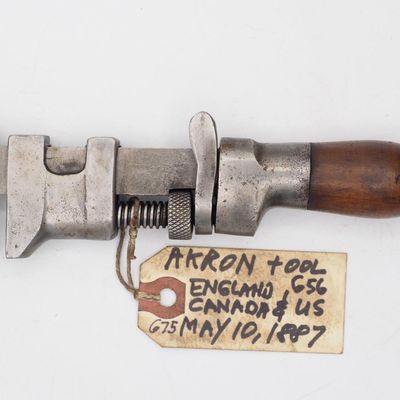 Sale Photo Thumbnail #675: 6.75''L "The Akron Tool Co", Akron OH