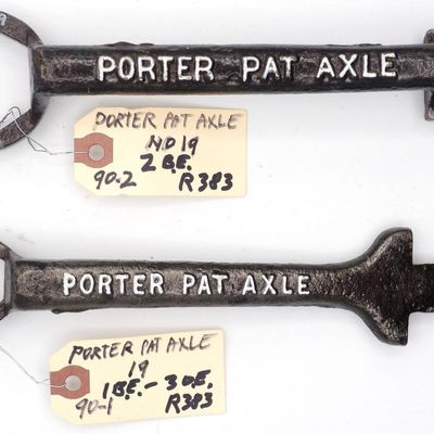 Sale Photo Thumbnail #90: (2) "Porter Pat Axle" Wrenches