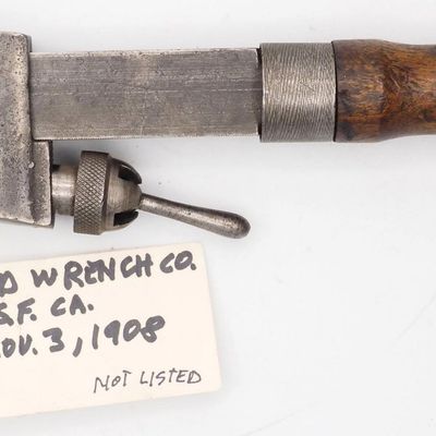 Sale Photo Thumbnail #638: 10''L "Rapid Wrench Co. S.F. Cal" RARE!