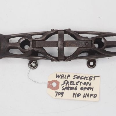Sale Photo Thumbnail #708: 6.75''L Whip socket, ornate skeleton type