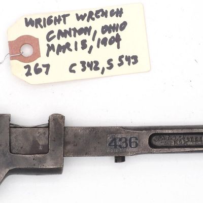 Sale Photo Thumbnail #267: 6''L "Wright Wrench Canton O"