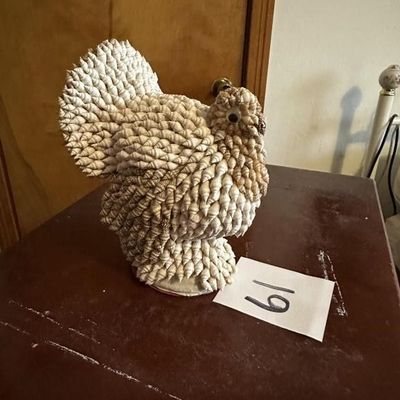 Sale Photo Thumbnail #58: Handmade Seashell Turkey Folk Art