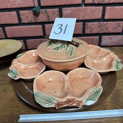 Sale Photo Thumbnail #28: California Pottery Lazy Susan