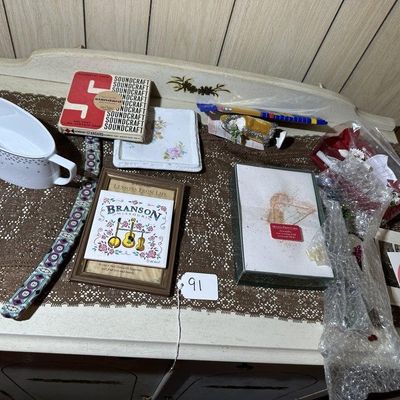 Sale Photo Thumbnail #88: Contents of Top of Dresser