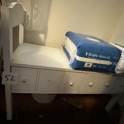 Sale Photo Thumbnail #49: Small Storage Bench, no contents