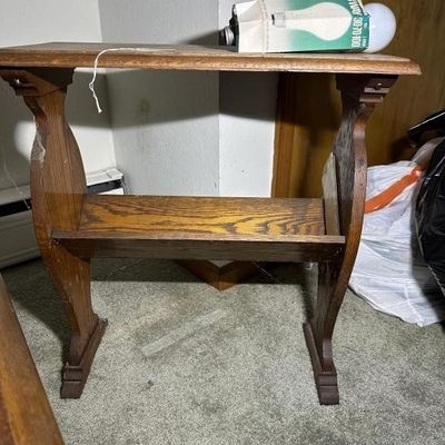 Sale Photo Thumbnail #66: Wooden Magazine Rack Table