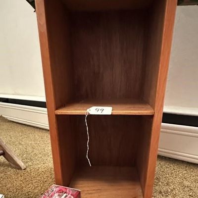 Sale Photo Thumbnail #96: Small 2 Tier Wooden Shelf