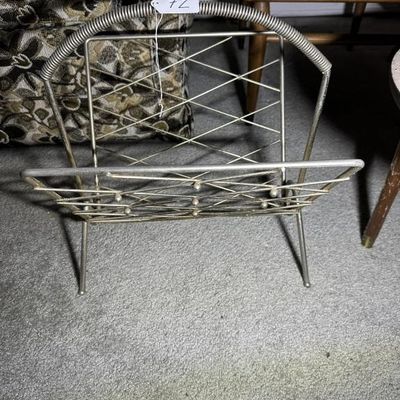 Sale Photo Thumbnail #69: MCM Wire Magazine Rack