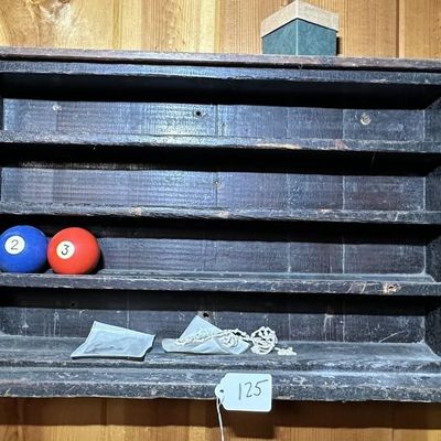 Sale Photo Thumbnail #123: Wall Pool Ball Rack