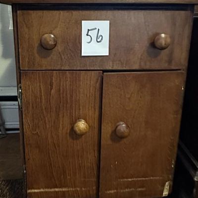 Sale Photo Thumbnail #53: Wood Nightstand Cabinet