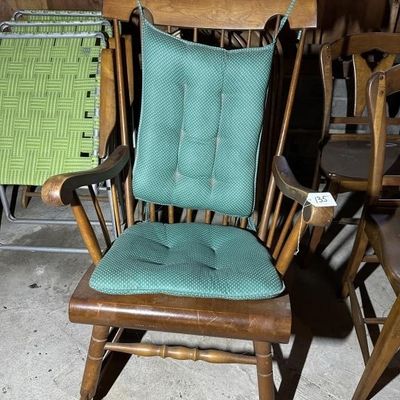 Sale Photo Thumbnail #133: Tell City Oak Boston Rocking Chair